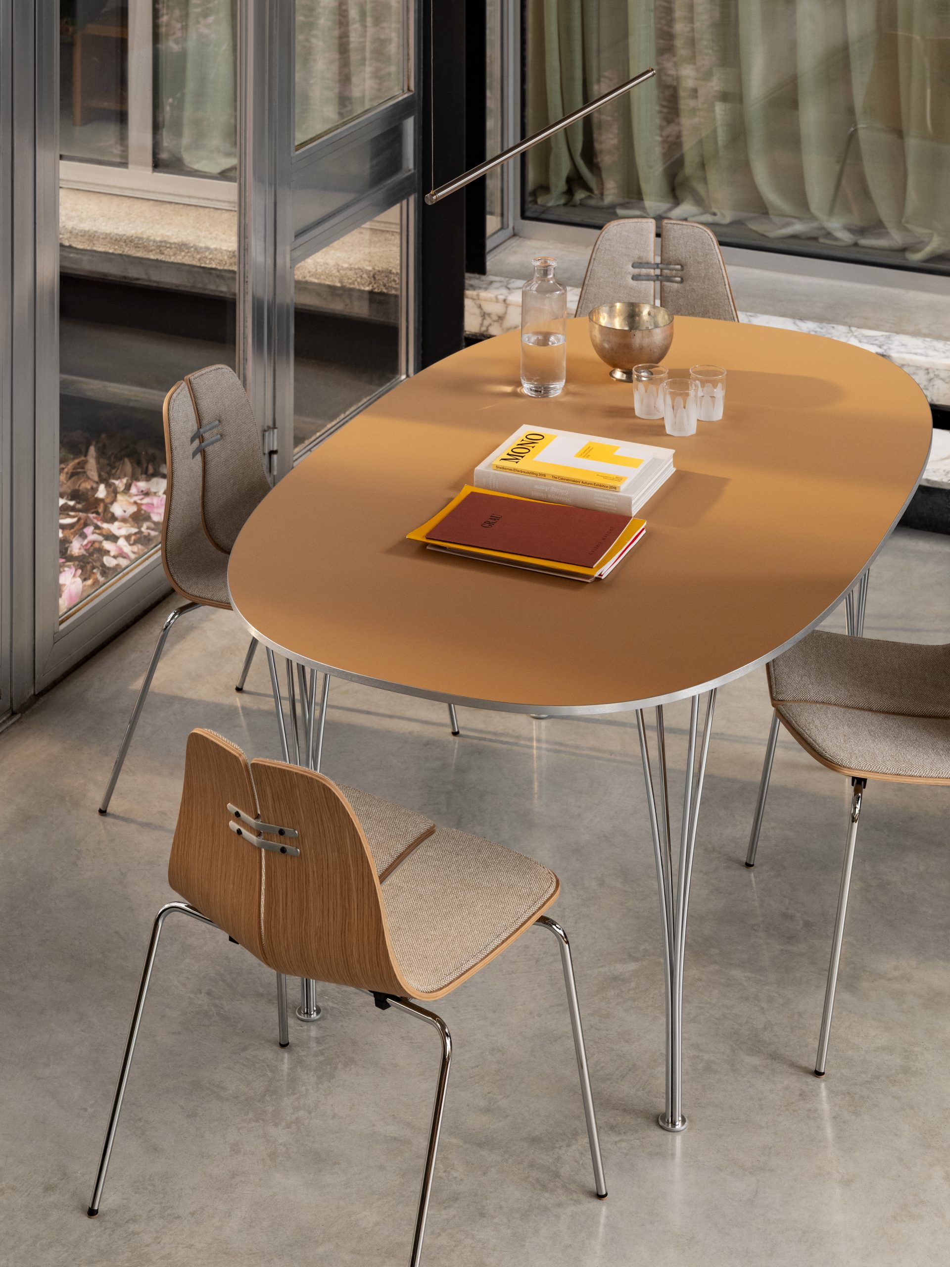 Fritz Hansen B616 Superellipse Spisebord af Piet Hein og Bruno Mathsson - Billede 2