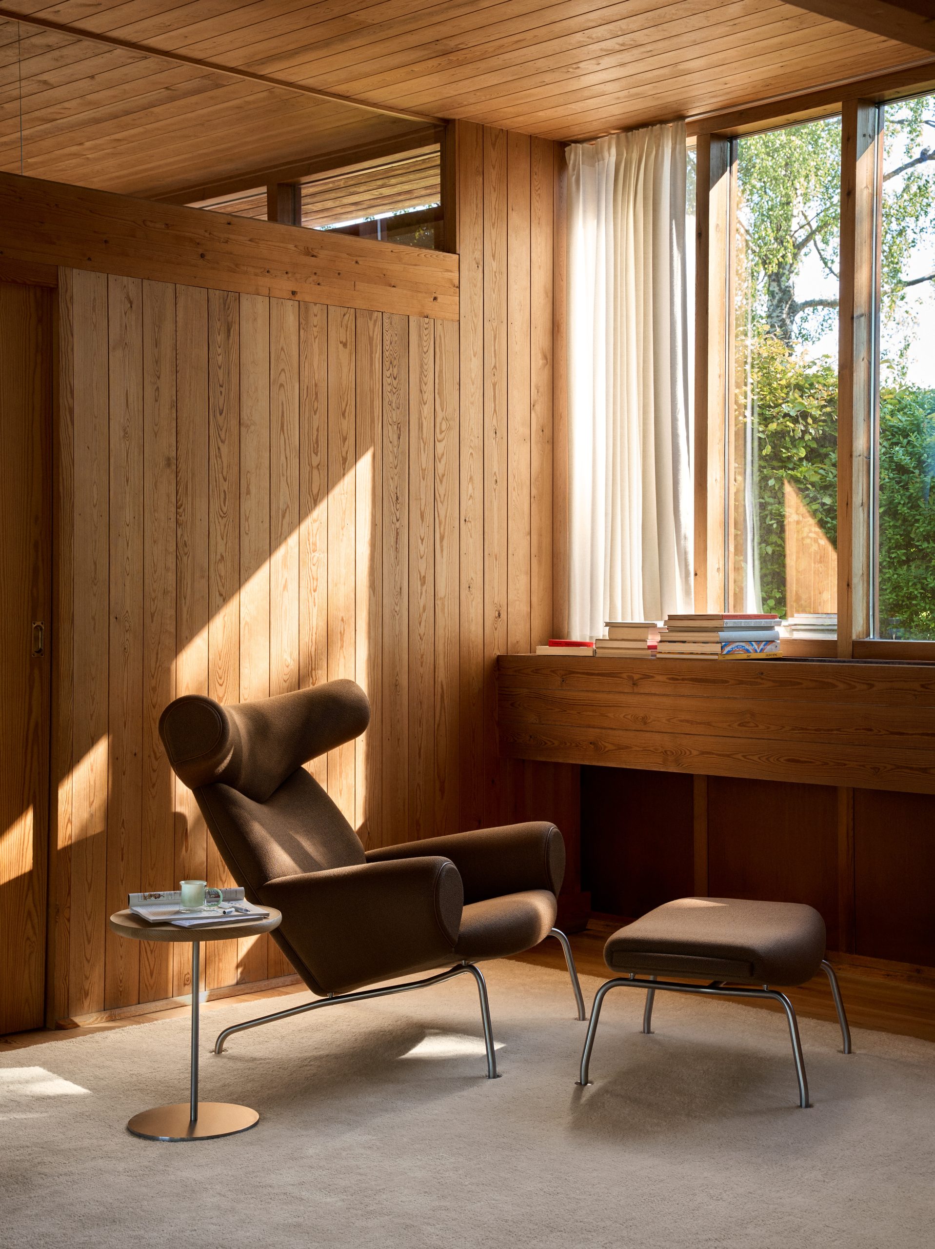 Ox Chair af Hans J. Wegner inkl. skammel, Vidar - Billede 3