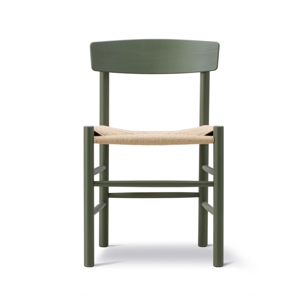 J39 Folkestolen af Børge Mogensen - Bøg Khaki Green