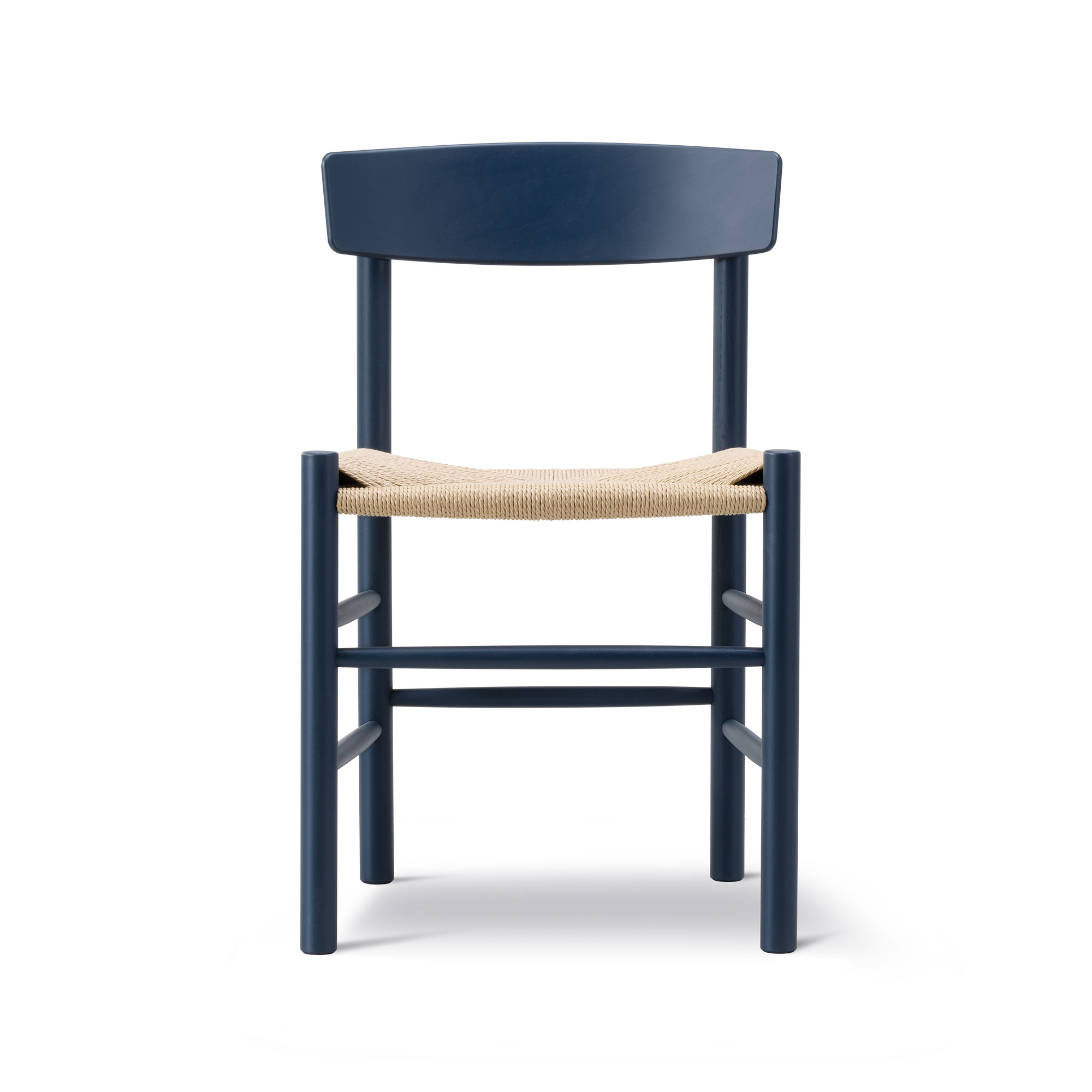 J39 Folkestolen af Børge Mogensen - Bøg Indigo Blue