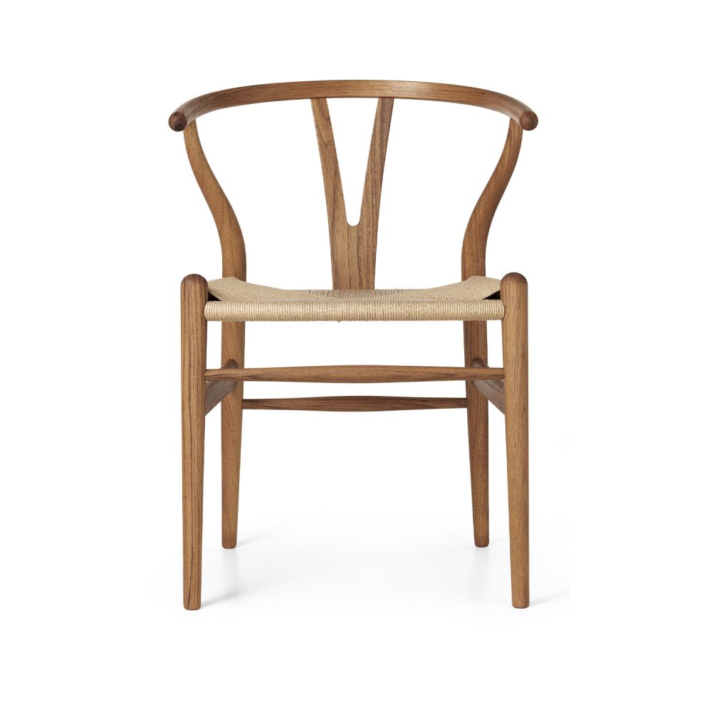 CH24 Y-stol - Teak olie/naturflet