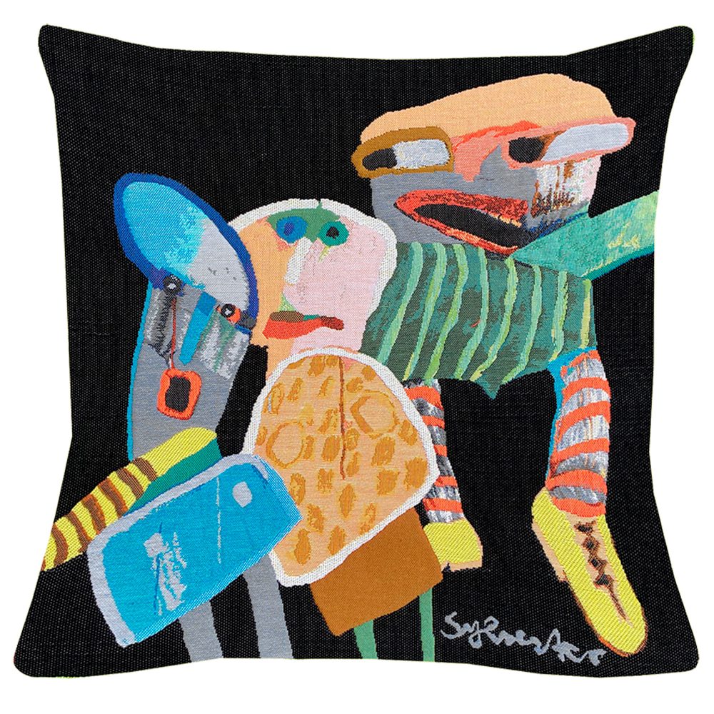 De gule sko - Leif Sylvester pude