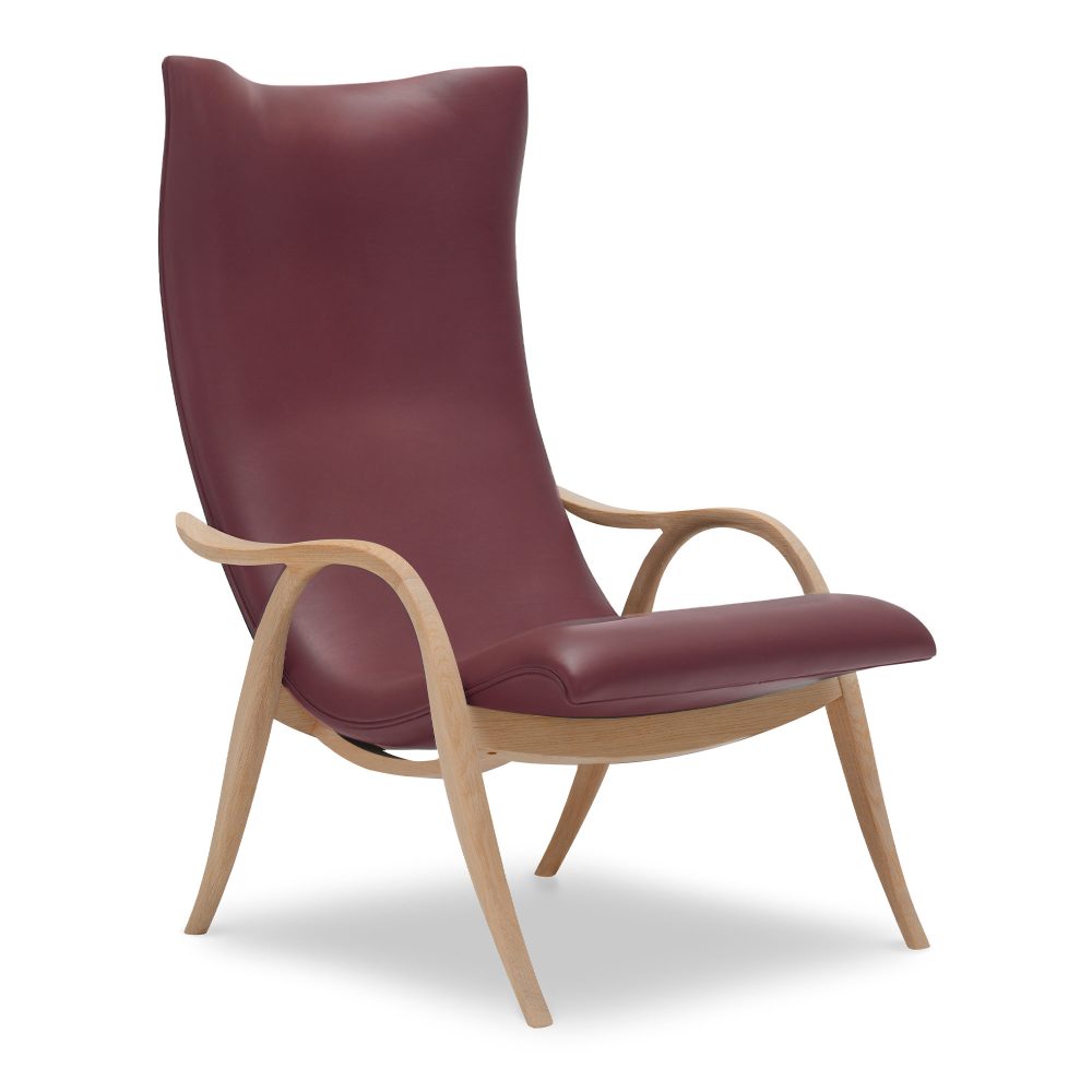 Demo - Carl Hansen & Søn FH429 Signature Chair, Rødt læder, Eg sæbe
