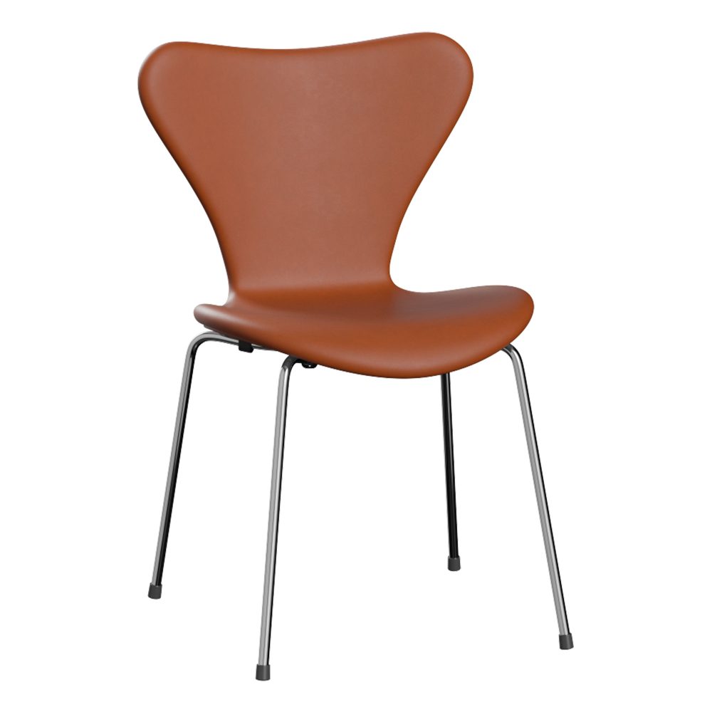 Serie 7 3107 Fuldpolstret Valnød Essential læder/Forkromet stål