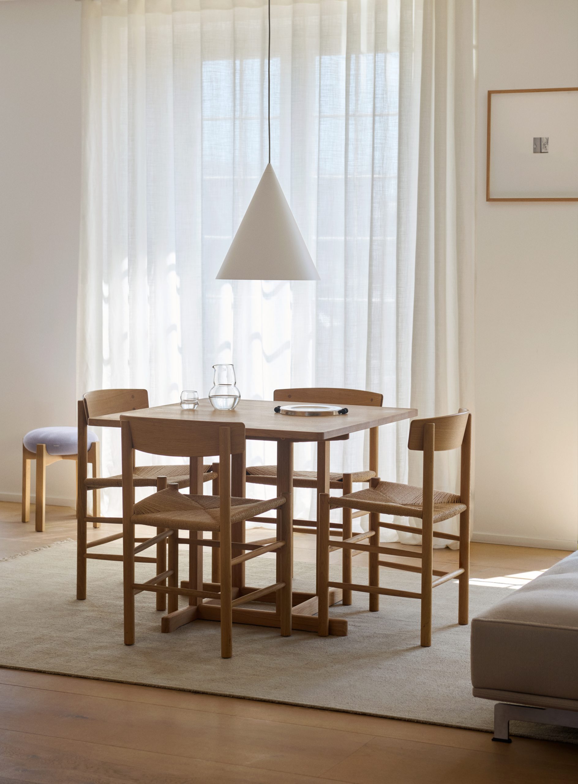 BM80 Shaker Spisebord, 90x90 cm - Billede 2