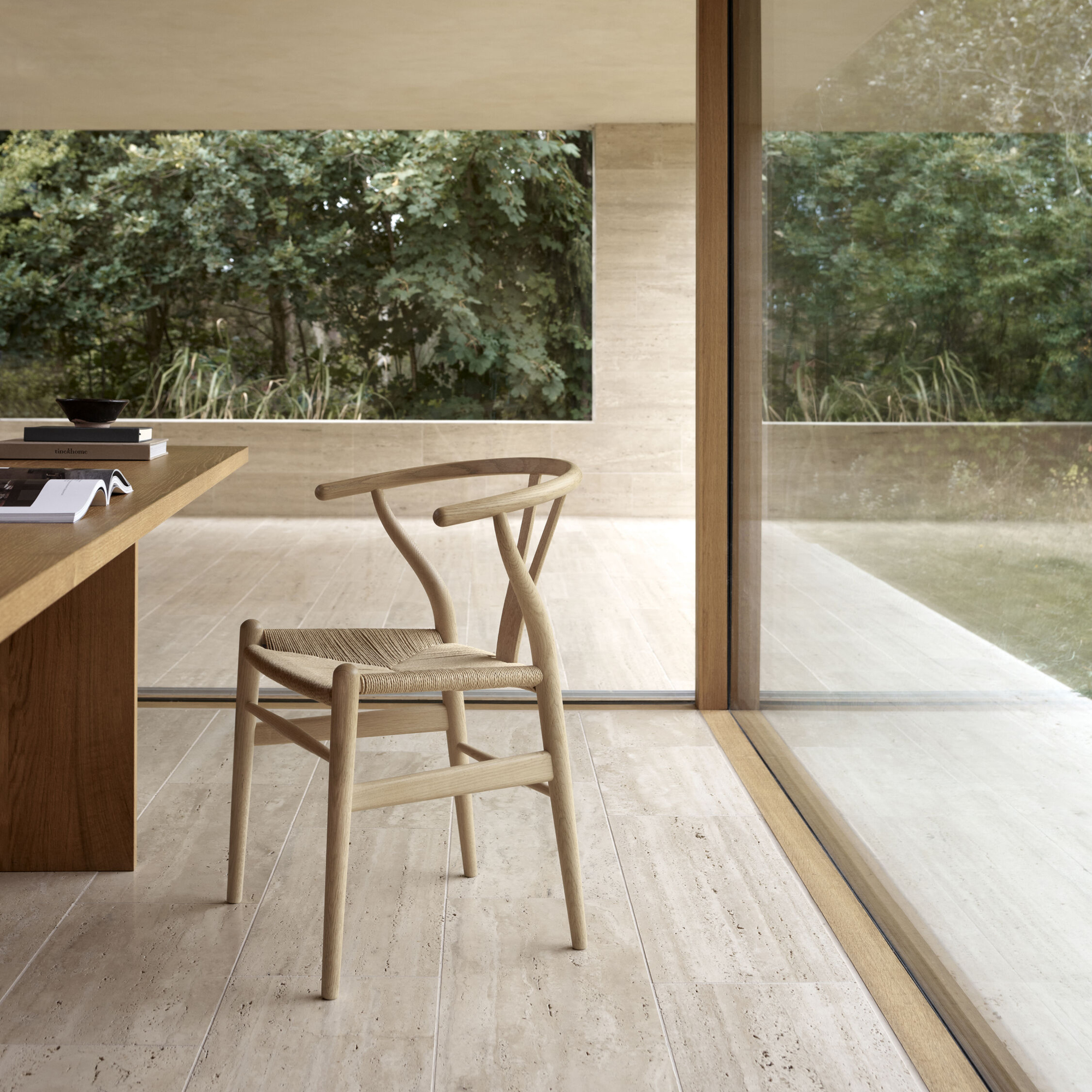 CH24 Y-stol - Eg sæbe/naturflet - Billede 3