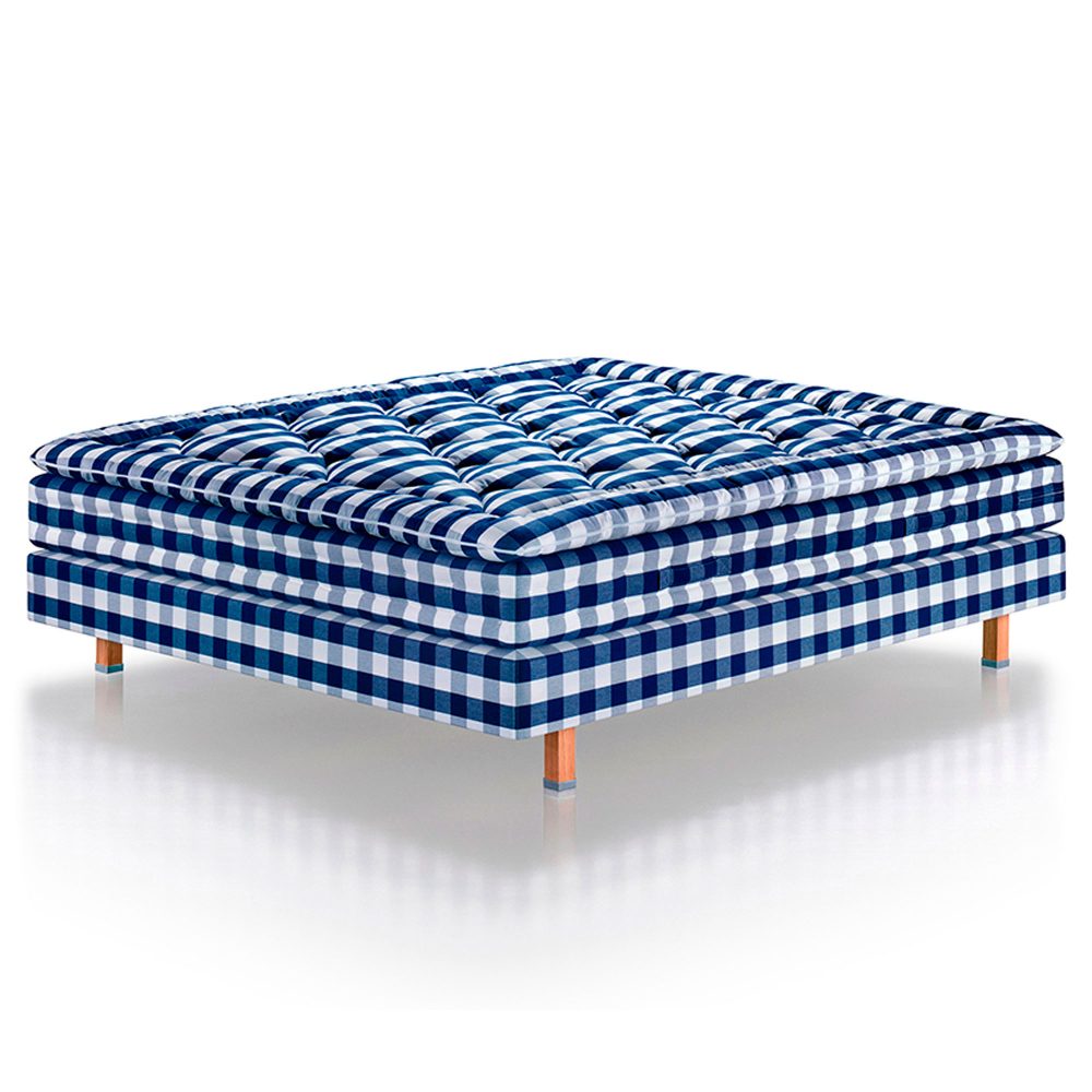 Hästens NEW Maranga Dobbeltseng med topmadras, 160x200 cm, blåtern