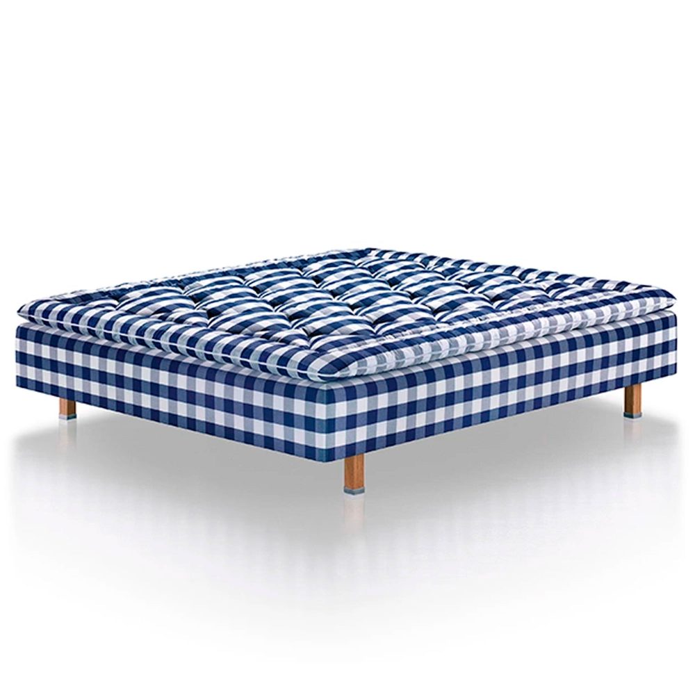Hästens NEW Marquis Dobbeltseng med topmadras, 160x200 cm, blåtern