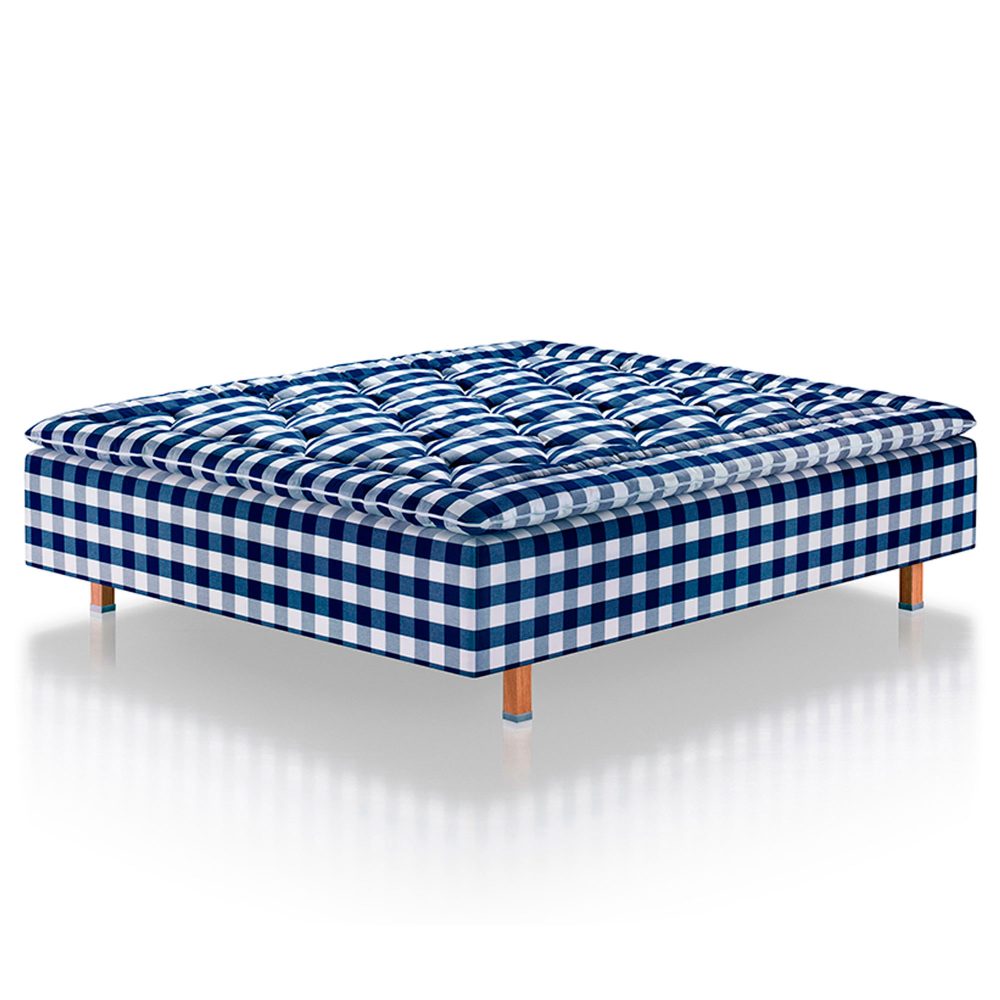Hästens NEW Superia Dobbeltseng med topmadras, 160x200 cm, blåtern