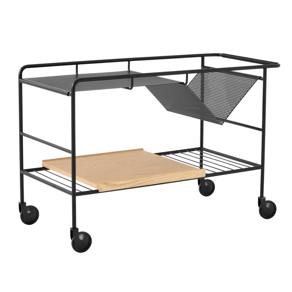 &Tradition Alima NDS1 Serveringsvogn - Sort/Eg