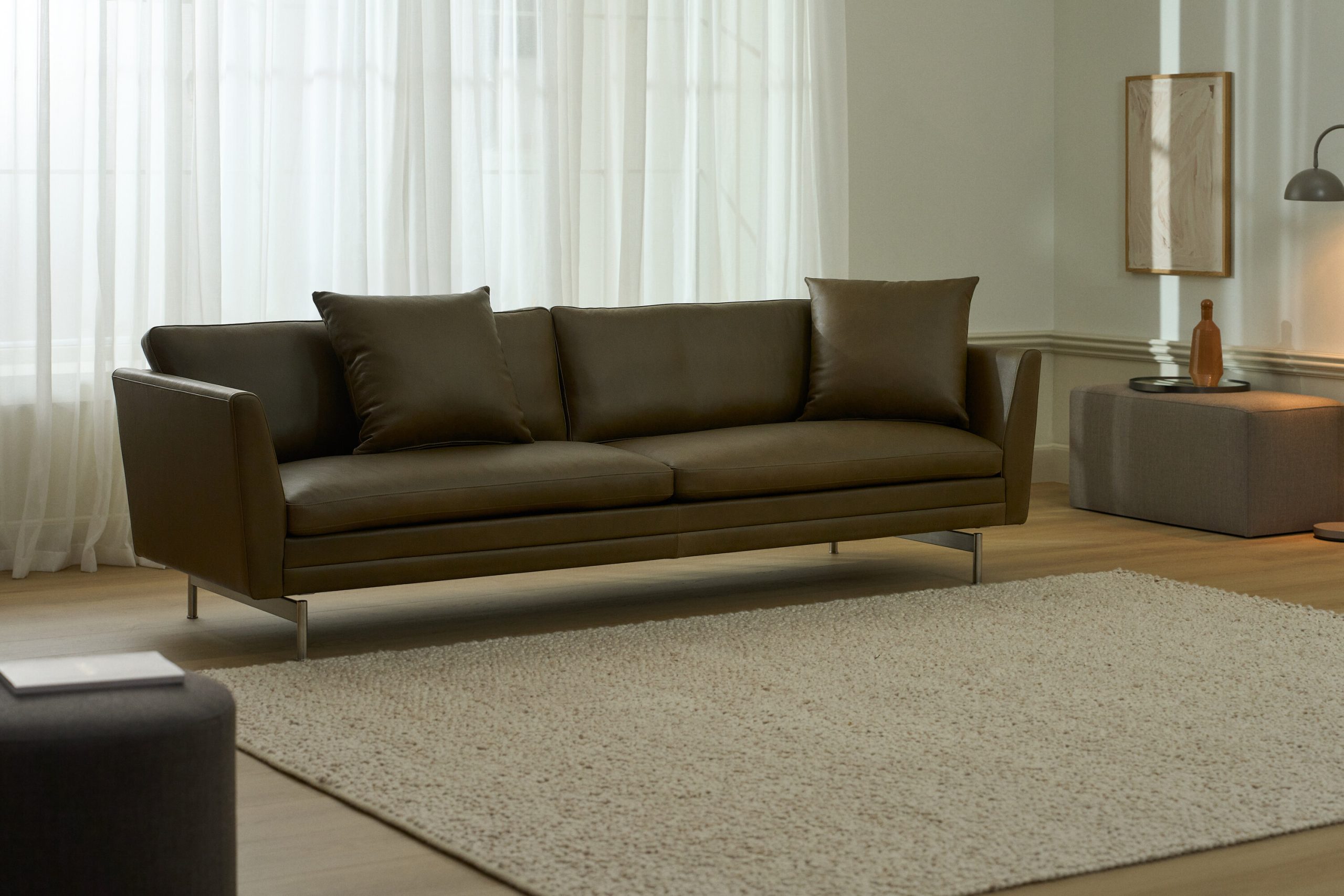 MH2301 Sofa fra Mogens Hansen, Gefion læder - Billede 2