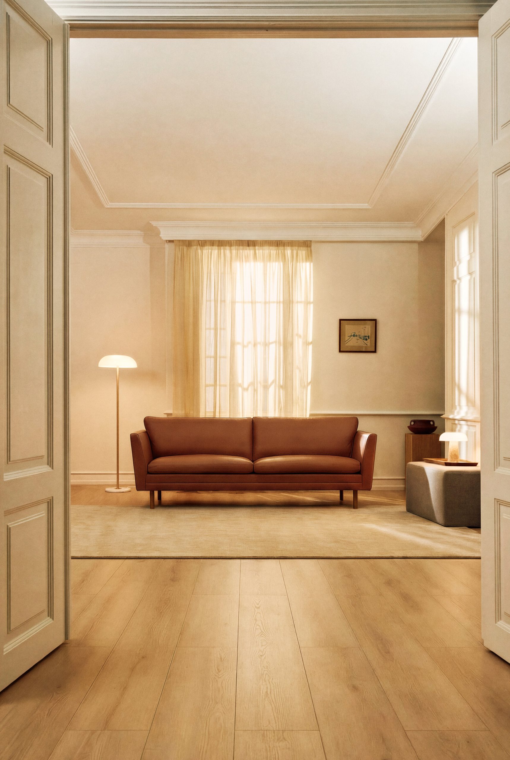 MH2301 Sofa fra Mogens Hansen, Gefion læder - Billede 3