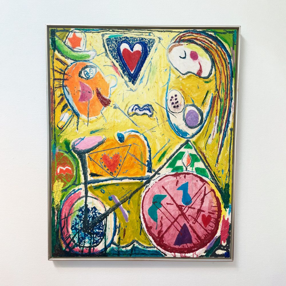 Maleri af Jes Nordby, 104x84 cm
