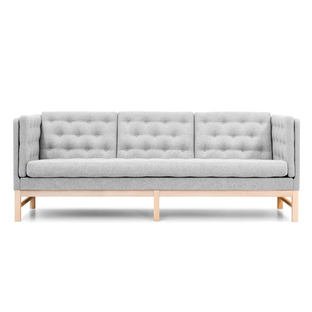 Demo - Erik Ole Jørgensen EJ315 3-personers Sofa, Lysegråt stof