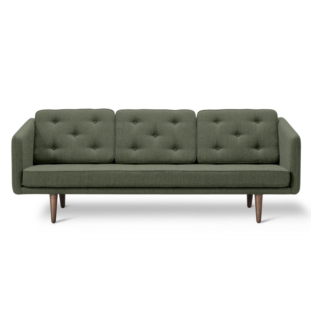 Demo – No. 1 Sofa, 3-personers, 206 cm af Børge Mogensen - Fjord 961/Røget eg
