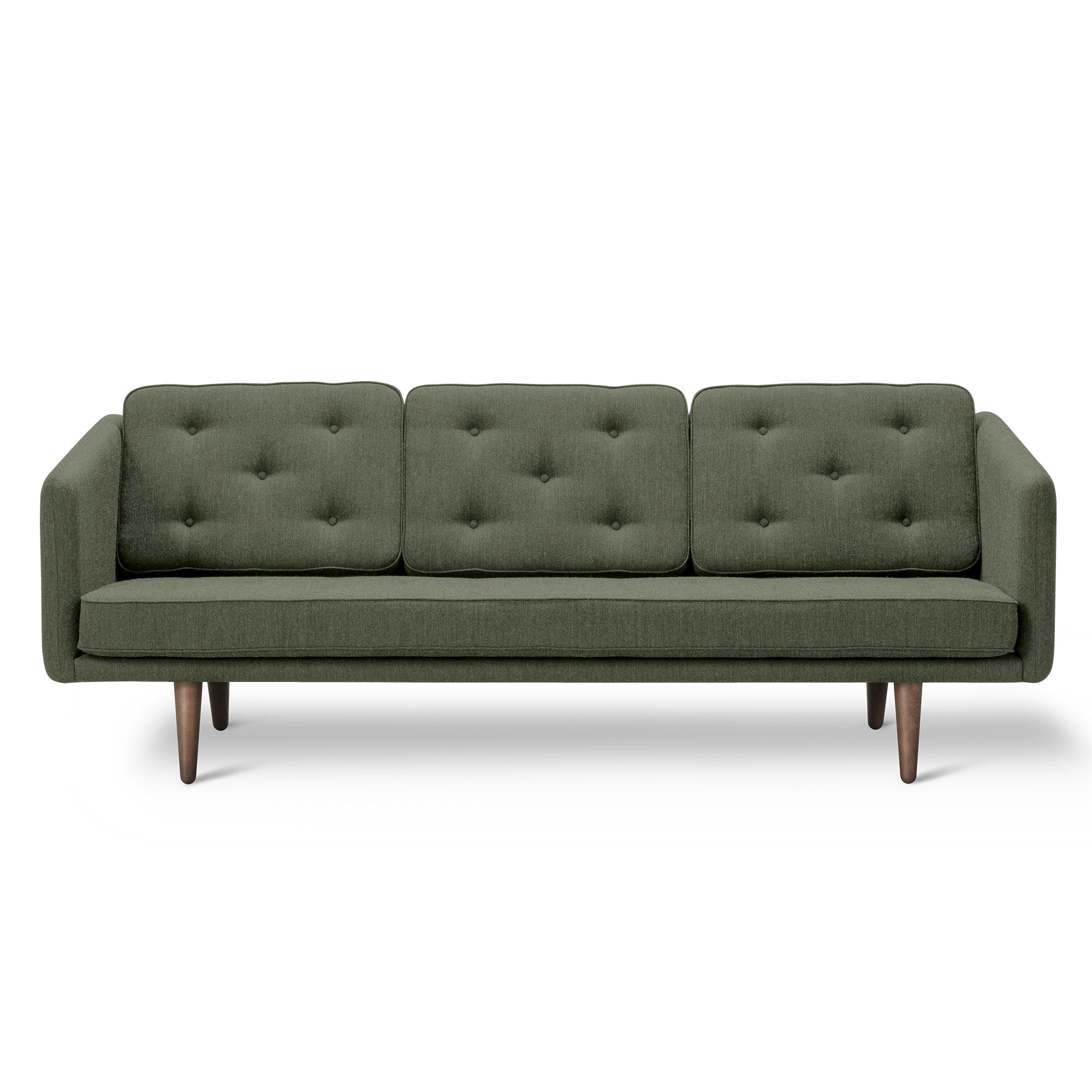 Demo – No. 1 Sofa, 3-personers, 206 cm af Børge Mogensen - Fjord 961/Røget eg