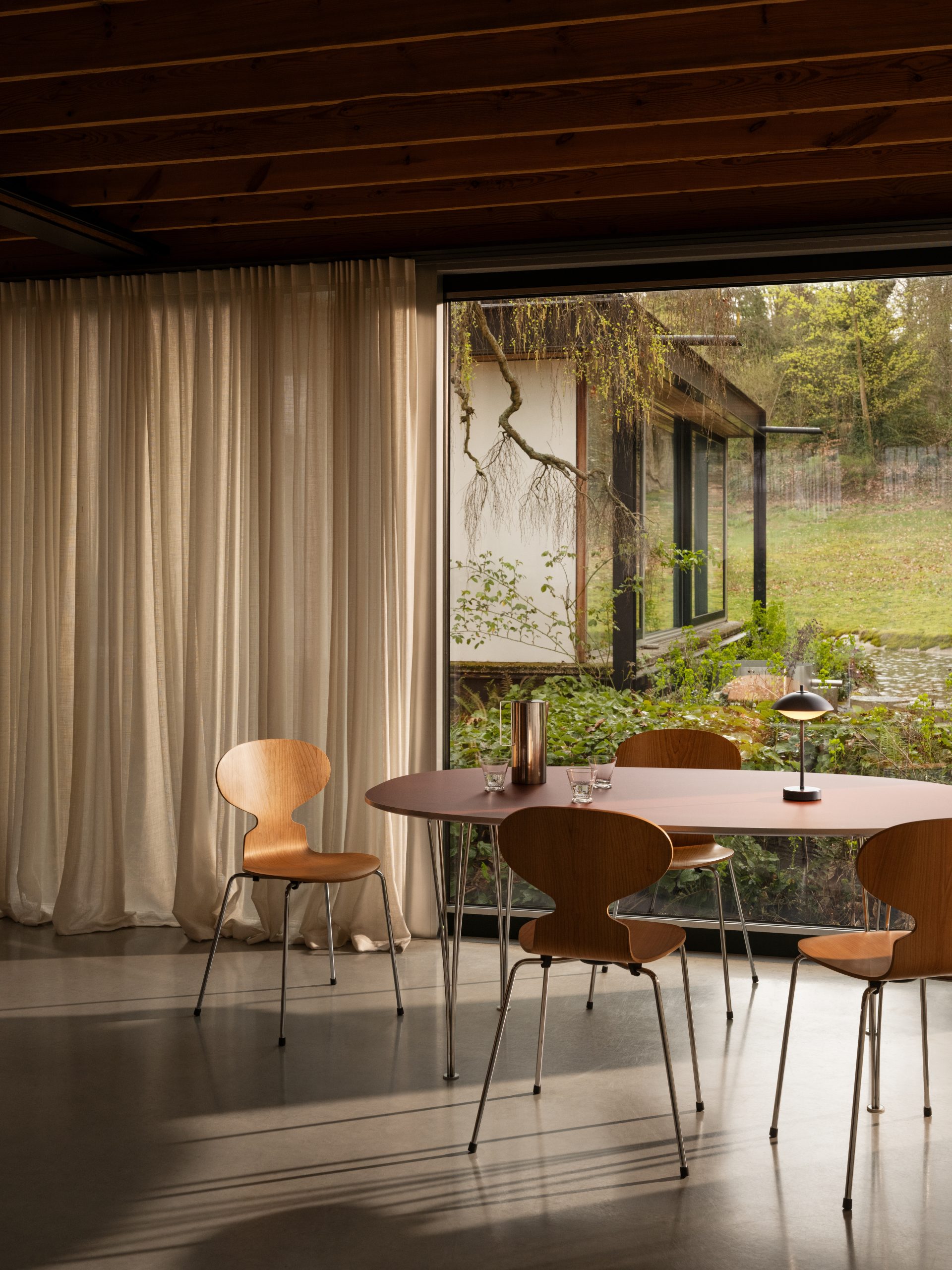 Fritz Hansen B616 Superellipse Spisebord af Piet Hein og Bruno Mathsson - Billede 5