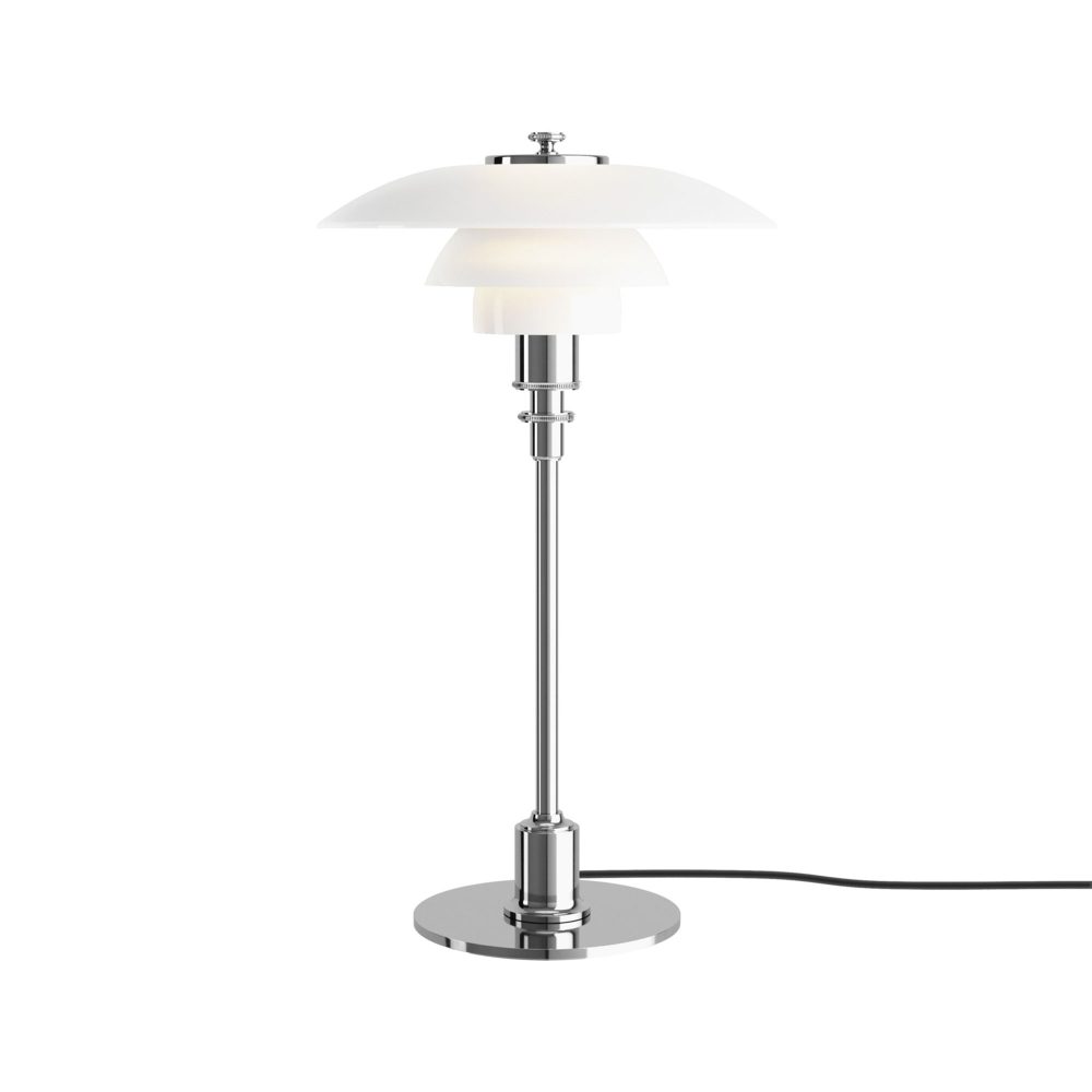 Louis Poulsen PH 2/1 Bordlampe af Poul Henningsen - Krom