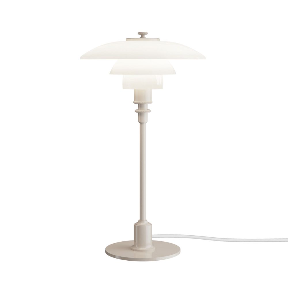 Louis Poulsen PH 2/1 Bordlampe af Poul Henningsen - Aluminiumsstel