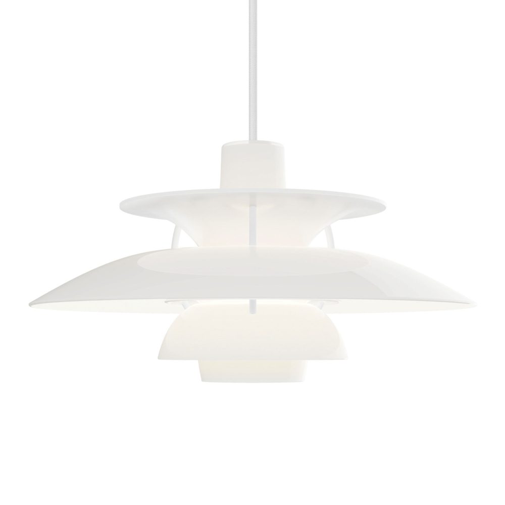 Louis Poulsen PH 5 Ø320 Opal Pendel - White