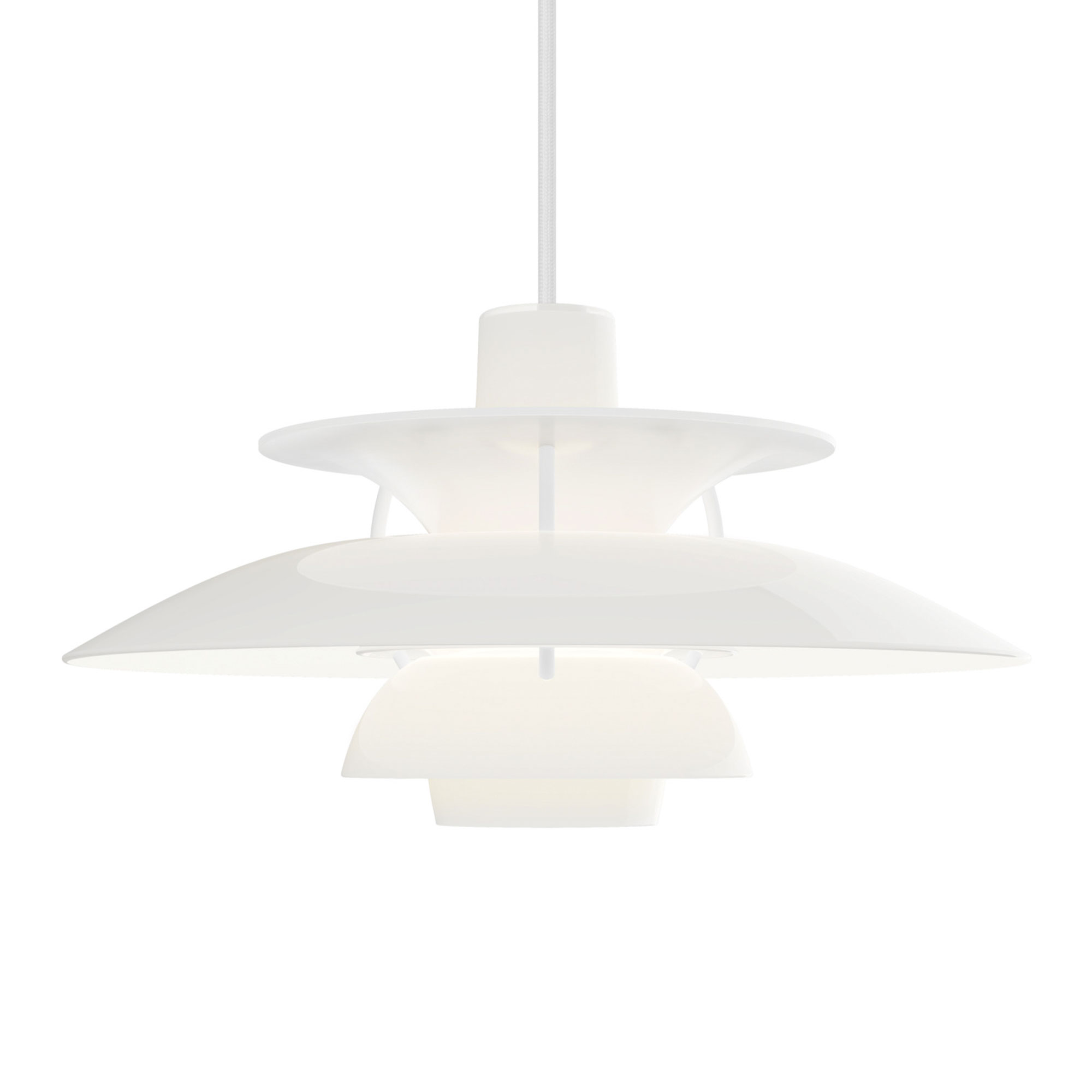 Louis Poulsen PH 5 Ø320 Opal Pendel - White