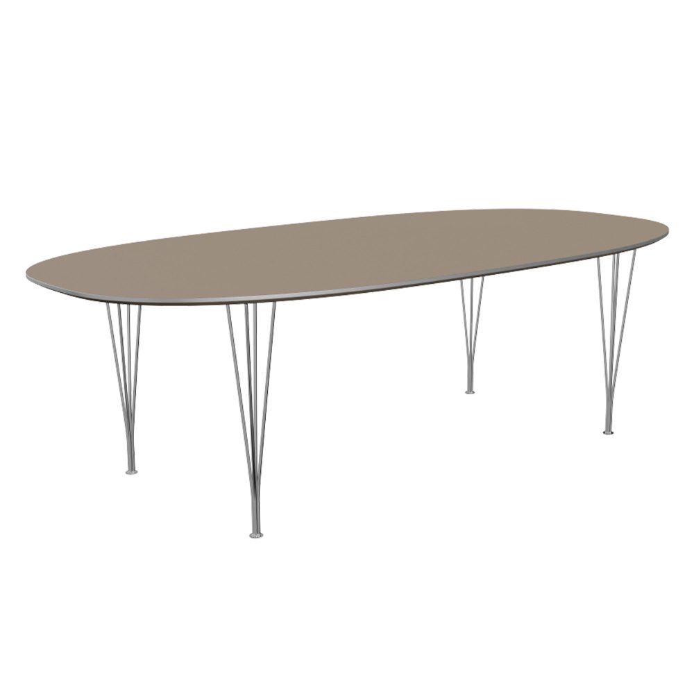 Fritz Hansen B614 Superellipse Spisebord af Piet Hein og Bruno Mathsson