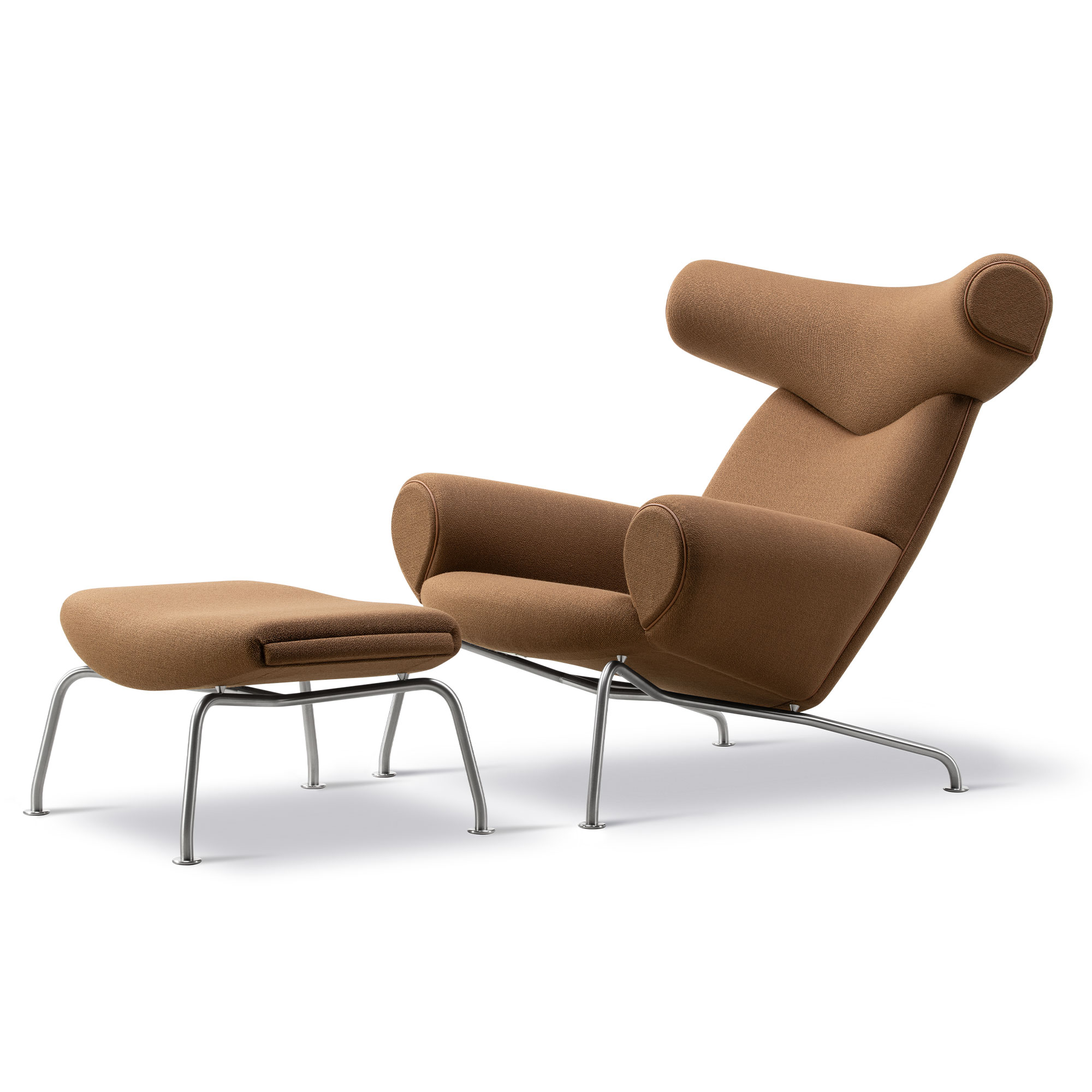 Ox Chair af Hans J. Wegner inkl. skammel, Vidar