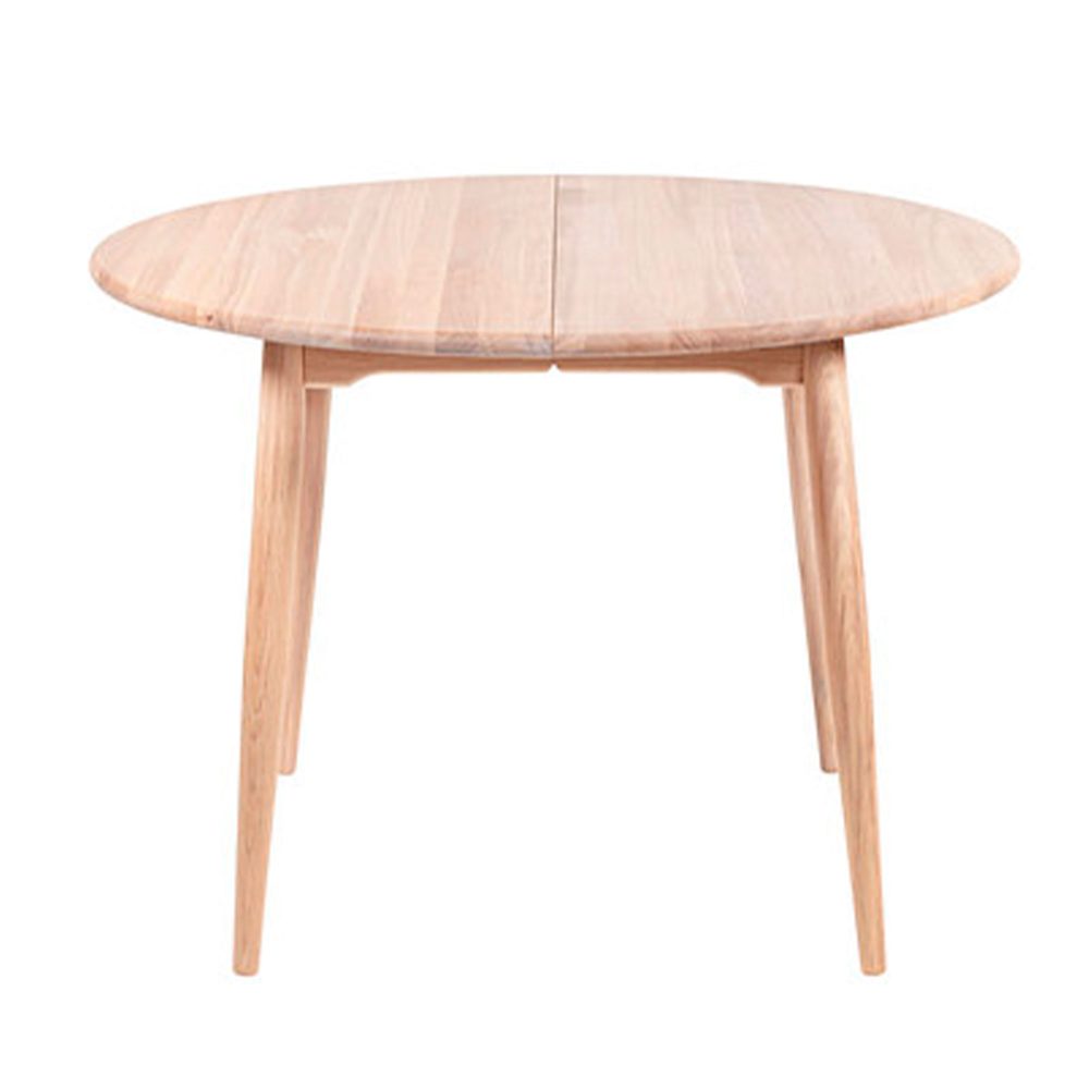 Haslev Symphony 82 Spisebord, Ø105 cm, Hvidolieret eg