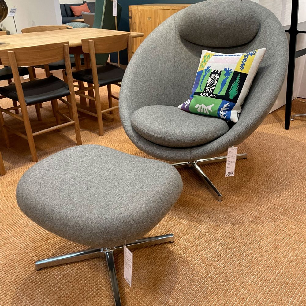 Demo – Cane-line Pace Loungestol med skammel
